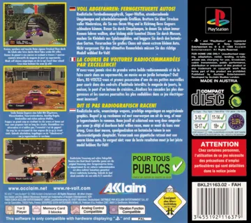 Re-Volt (US) box cover back